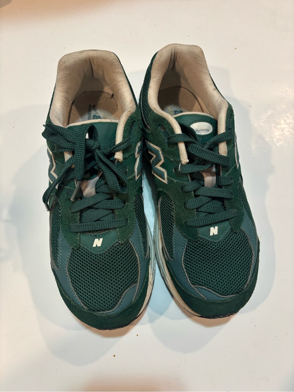 Size 7 - New Balance 2002R Green - GC2002FG - Kids Sneakers